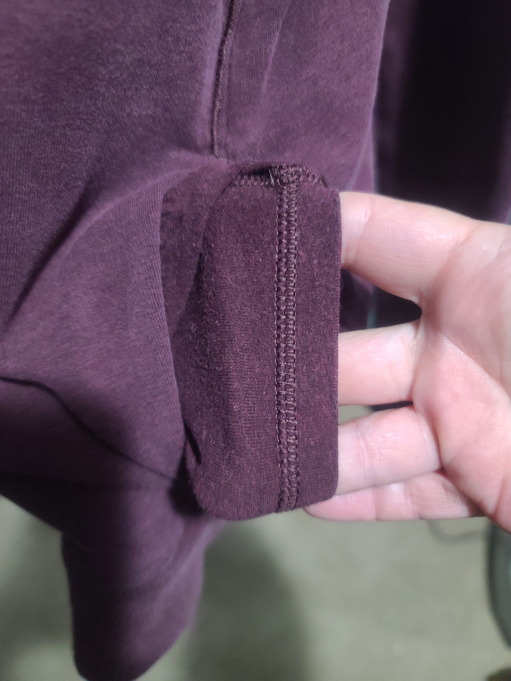 lululemon athletica Women's Stress Less Hoodie in Heathered Bordeaux Drama - Picture 5 of 13